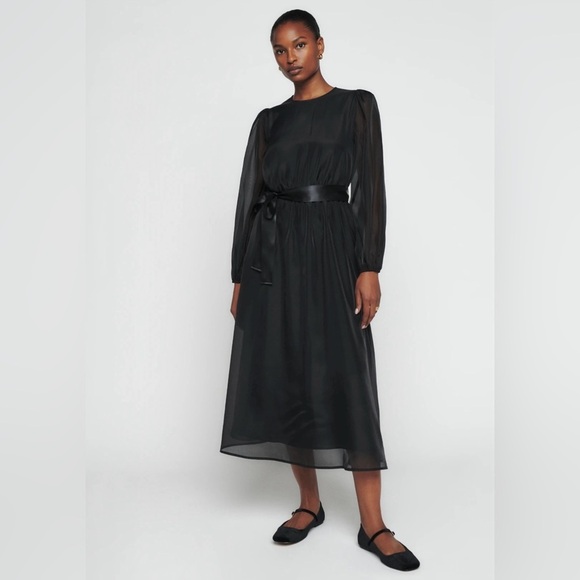 NWT Reformation Meesha Dress in Black - Picture 1 of 8